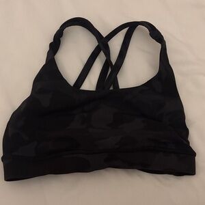Black Camo Lululemon Sports Bra